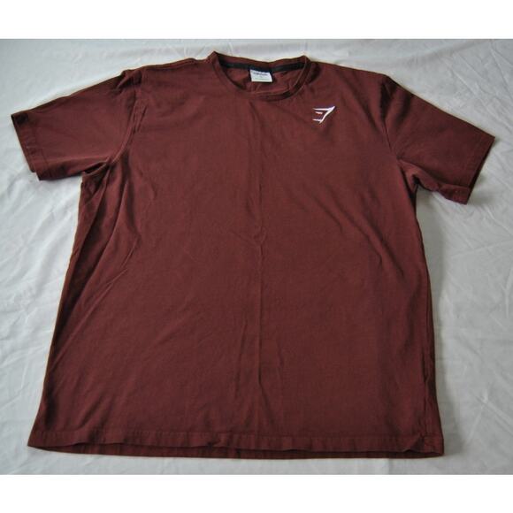 Gymshark Essential X-Large Copper/Orange Short Sleeve Shirt - Picture 1 of 8